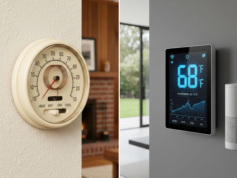 تفاوت ترموستات های هوشمند با ترموستات قدیمی